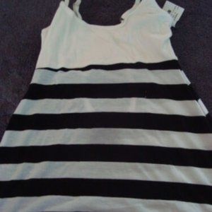 Feel Good baby doll TOP black and white stripes